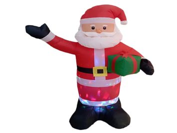 Figura Inflable Papa Noel Navideño 1.50 Metros
