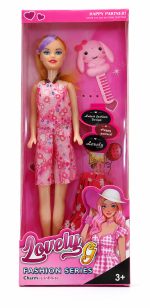 Muñeca Para Niñas Elegante Con Rasgos Detal — imagen 4