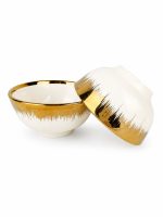 Taza Ceramica Borde Dorado 3Oo Ml — imagen 4