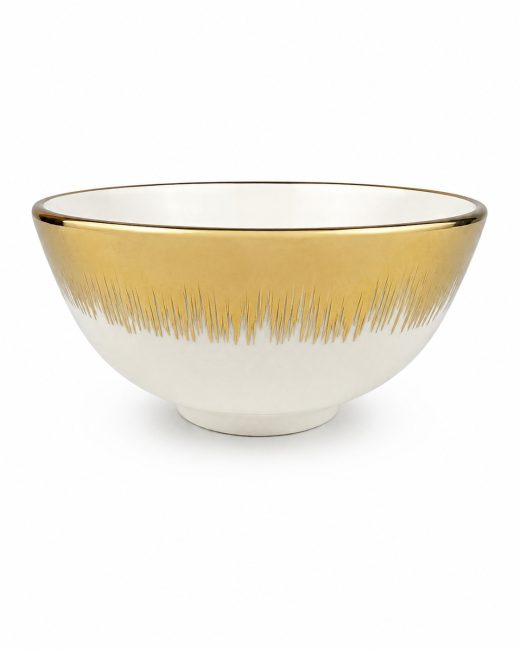 Taza 400 Ml Borde Dorado