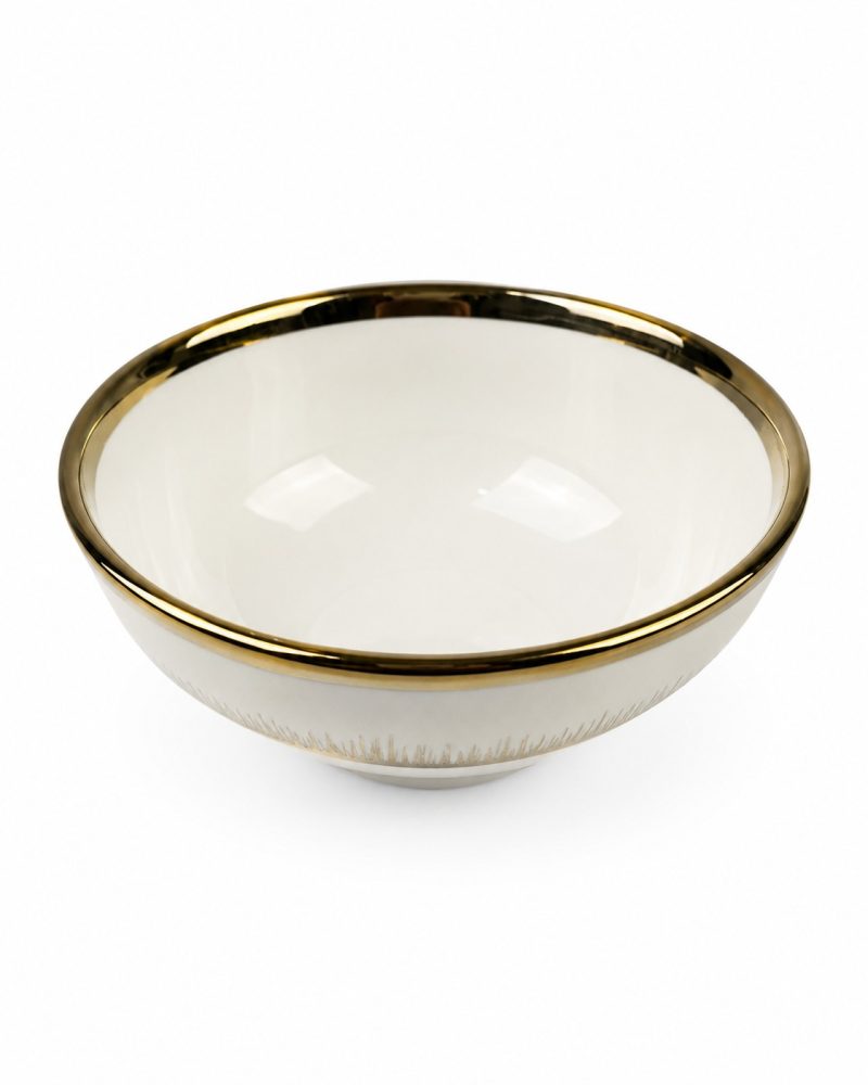 Taza 630Ml Borde Dorado