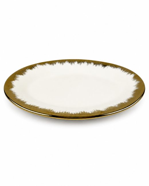 Bandeja Borde Dorado 12 Pulgadas