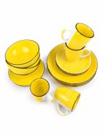 Vajilla X16Pcs Color Amarillo — imagen 2