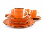 Vajilla X16Pcs Color Naranja — imagen 2