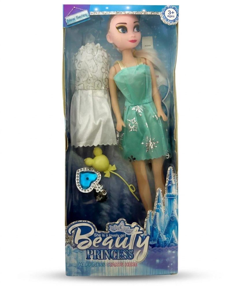 Muñeca Para Niña Frozen Con Vestido Y Zapatos