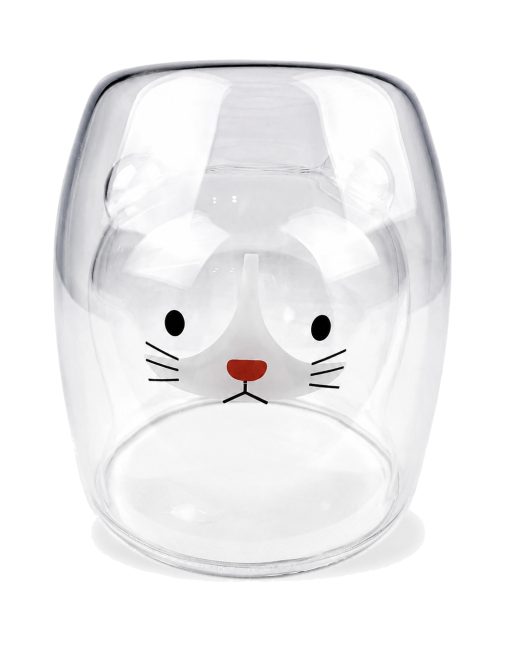 Vaso Doble Fondo Froma De Gato 250Ml