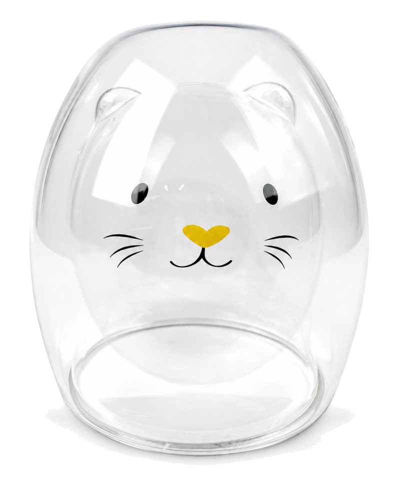 Vaso Doble Fondo 250Ml En Forma De Gato