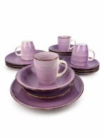 Vajilla Ceramica De 4 Puestos 16 Pcs En Caja — imagen 1