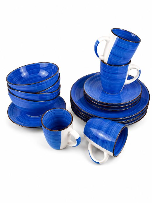 Vajilla Ceramica De 4 Puestos 16 Pcs En Caja