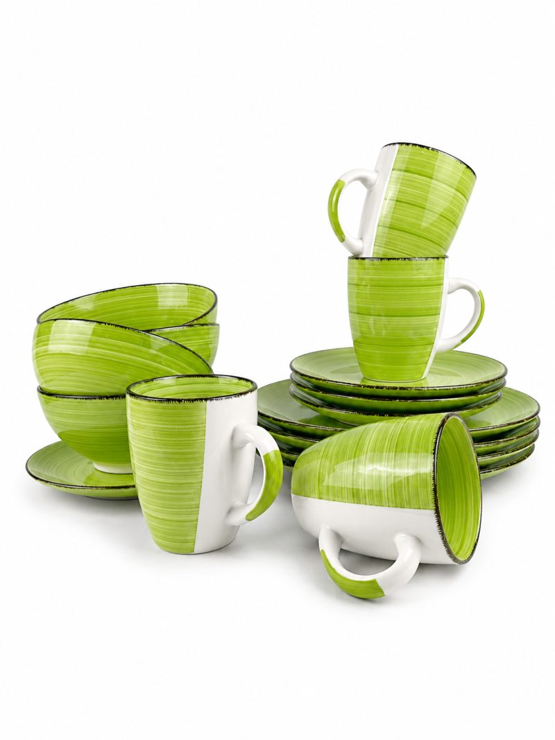 Vajilla Ceramica De 4 Puestos 16 Pcs En Caja