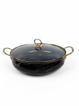 Recipiente En Peltre Con Tapa Capacidad De 5 Lts/30Cm