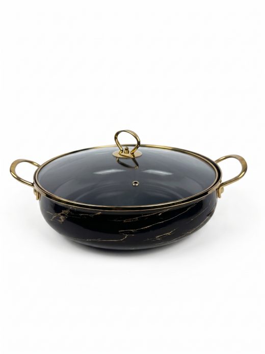 Recipiente En Peltre Con Tapa Capacidad De 5 Lts/30Cm