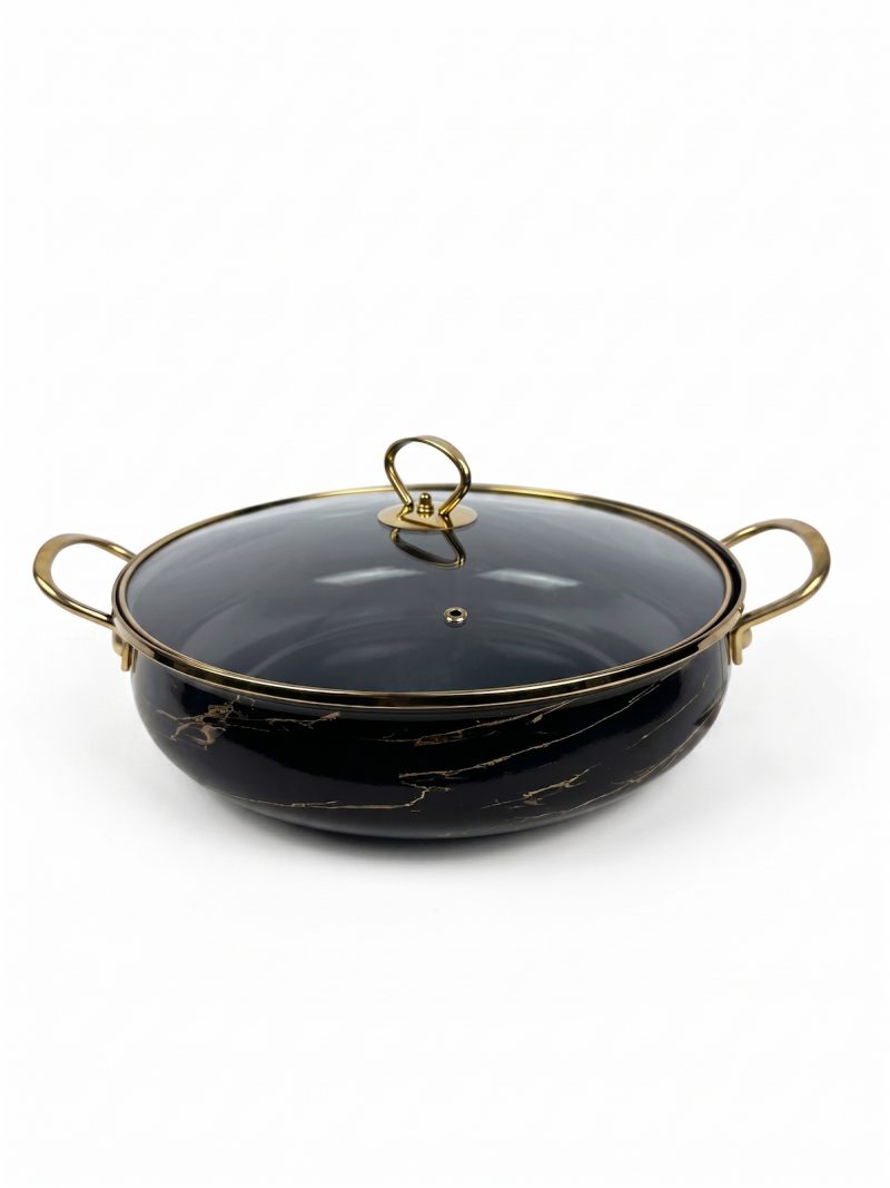 Recipiente En Peltre Con Tapa Capacidad De 5 Lts/30Cm